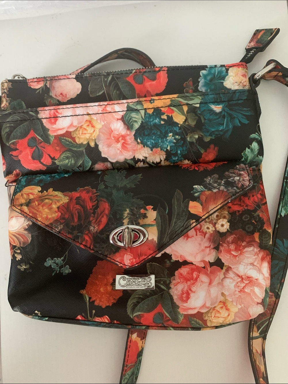 Carlos by Carlos Santana Floral Crossbody Bag